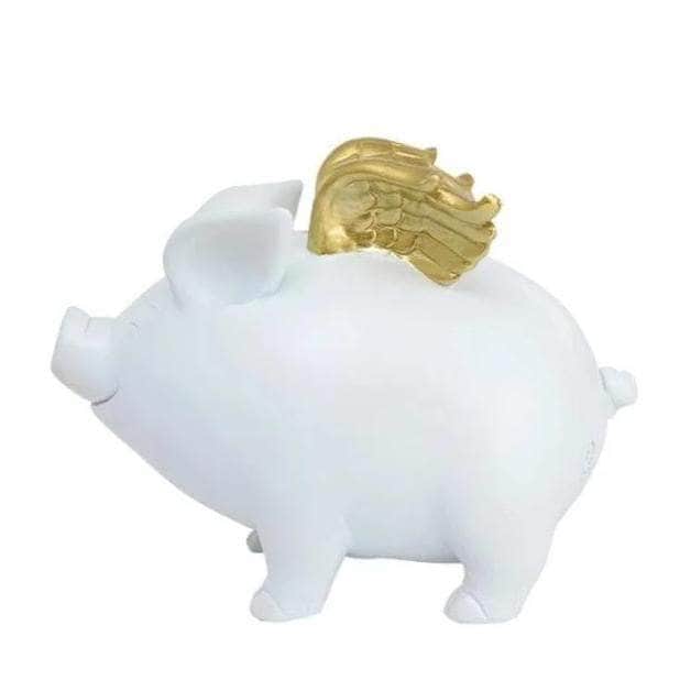 Pokladnička Na Peníze S Okřídleným Prasetem