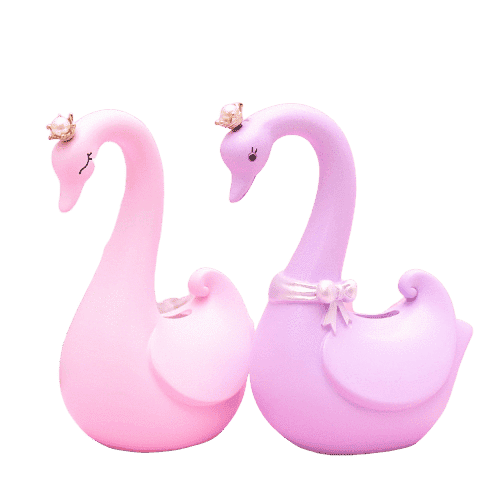 Pokladnička Na Peníze Pink Swan