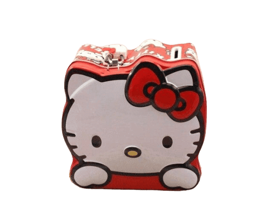 Kovová Pokladnička Hello Kitty