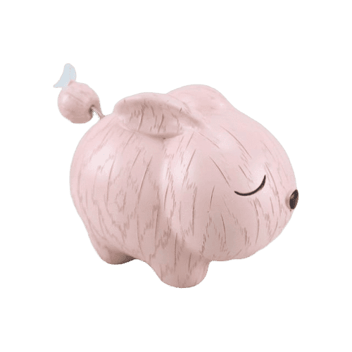 Růžová Králičí Pokladnička